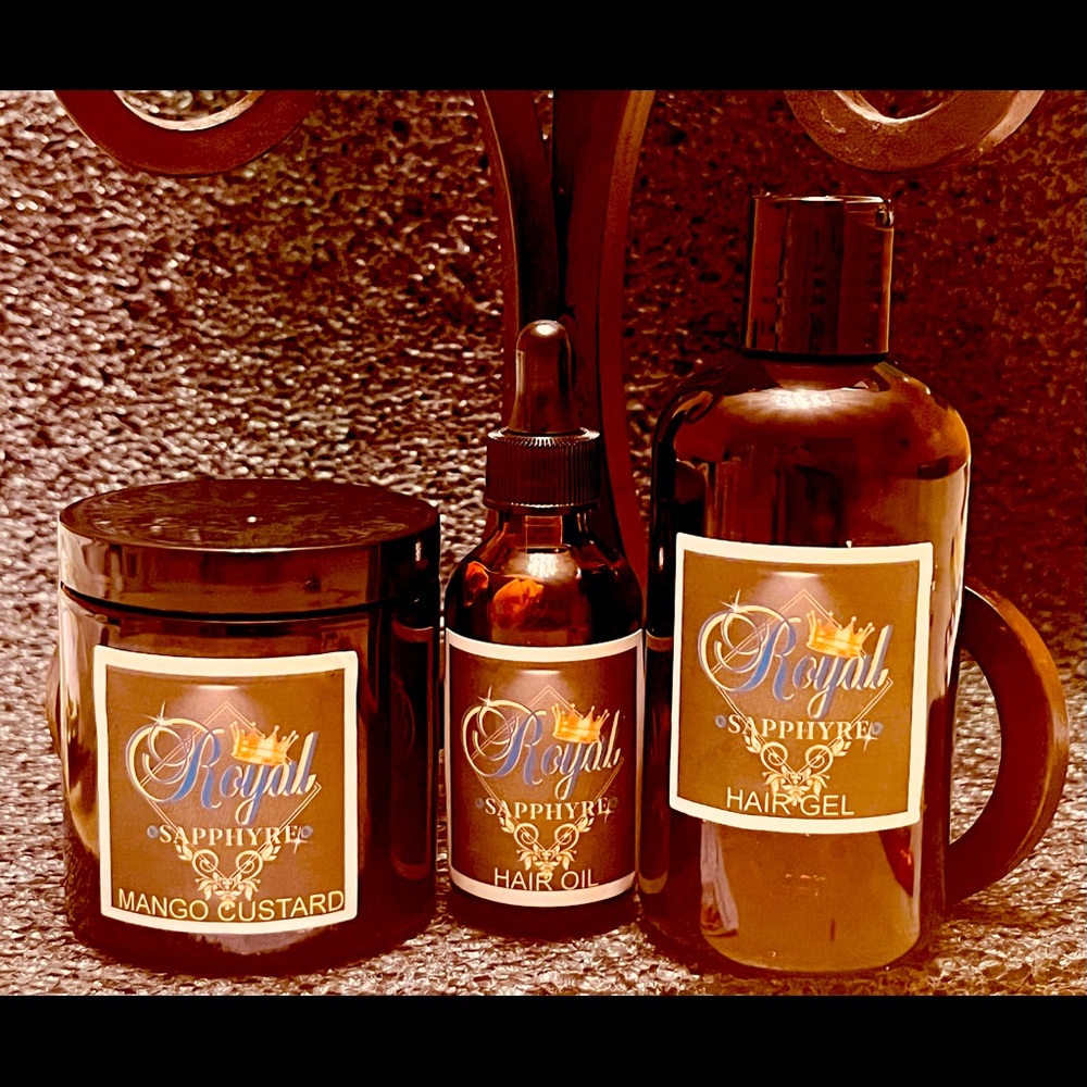 Bundle deal of Homemade Moisturizing and Growth Stimulating Hair Products